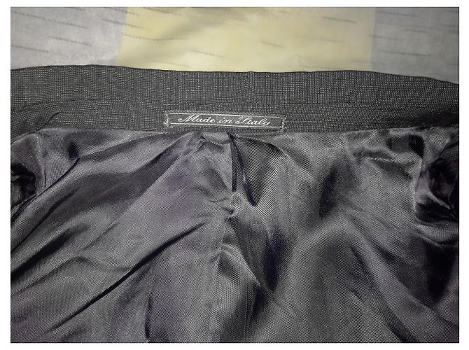 CORNELIANI Linea Sartoria Wool & Silk Grey Suit Jacket / Blazer, Size 58 Dark grey - view 4