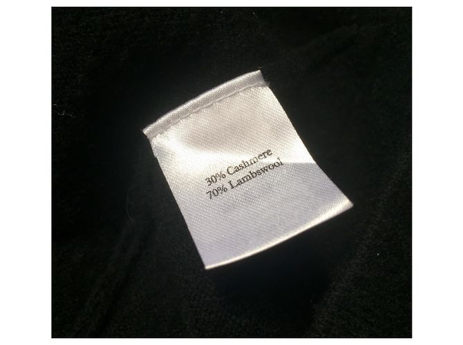 Autre Marque PURE Kaschmir-Woll-Mix Kleid Schwarz - Ansicht 3
