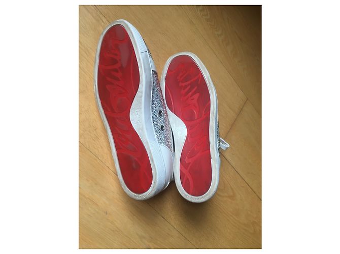 Christian Louboutin JUNIOR STRASS SUEDE - vista 4