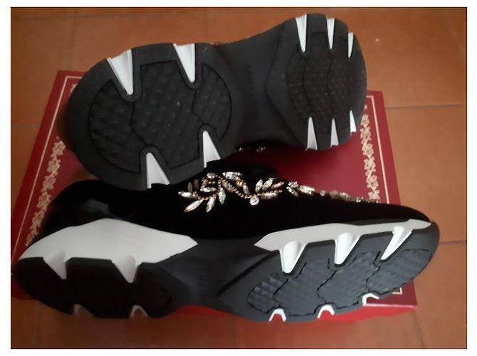 Rene Caovilla Sneakers in velluto - vista 5