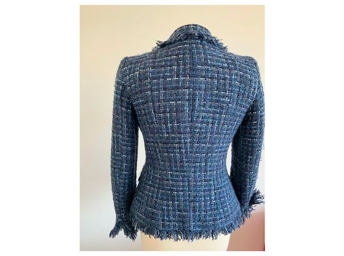 Luisa Spagnoli Blue woolen jacket - view 3