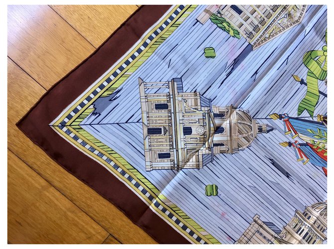 Hermès Les ÉDIFICES de PARIS 1806 Multicolore - vue 2