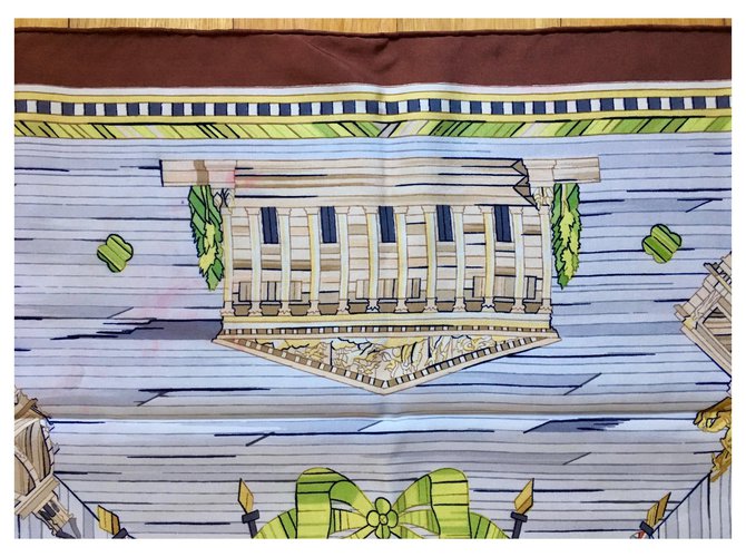 Hermès Les ÉDIFICES de PARIS 1806 Multicolore - vue 3
