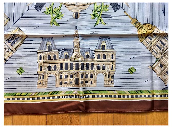 Hermès Les ÉDIFICES de PARIS 1806 Multicolore - vue 9