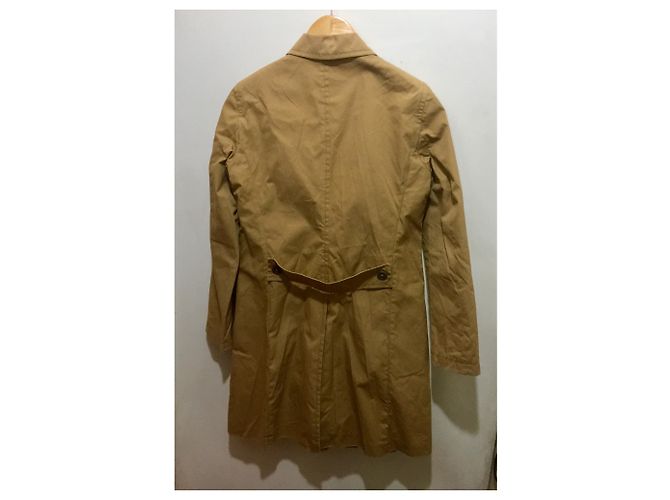 Cappotto Hugo Boss color caramello cotone - vista 2