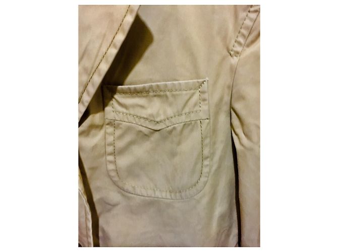 Cappotto Hugo Boss color caramello cotone - vista 4