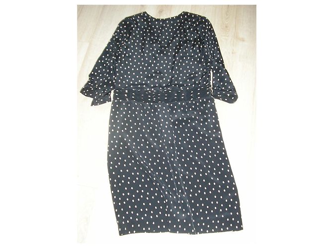 Gerard Darel Seidenkleid, Taille 38. Schwarz - Ansicht 5