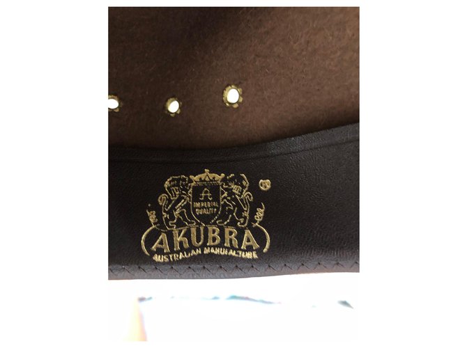 chapeau AKUBRA cattleman Caramello - vista 3