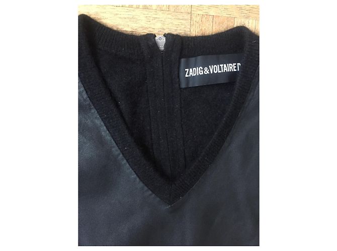 Pull cachemire Zadig & Voltaire Noir - vue 3