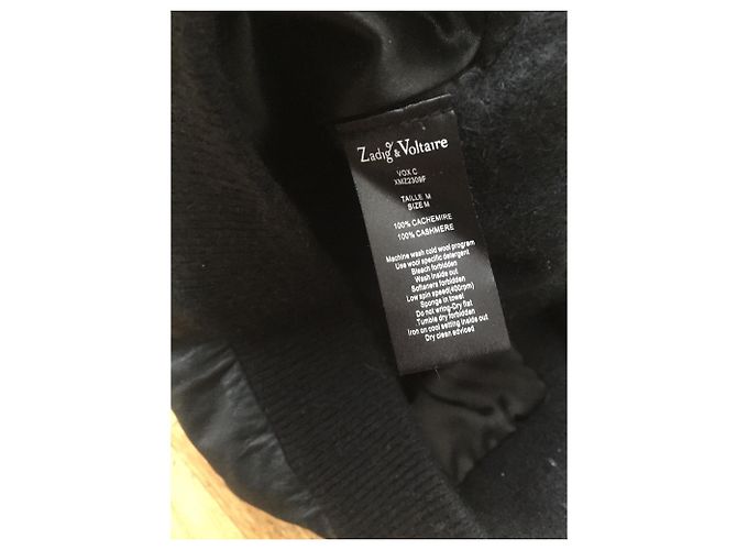 Pull cachemire Zadig & Voltaire Noir - vue 5
