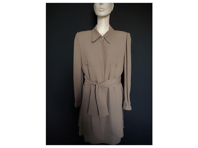 Sonia Rykiel Skirt Suit Light Brown Viscose - view 11