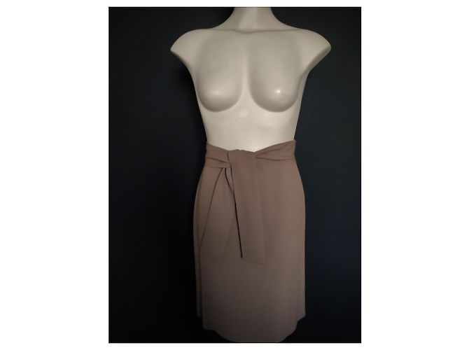 Sonia Rykiel Skirt Suit Light Brown Viscose - view 12