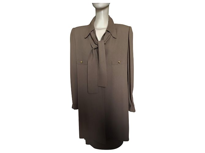 Sonia Rykiel Skirt Suit Light Brown Viscose - view 2