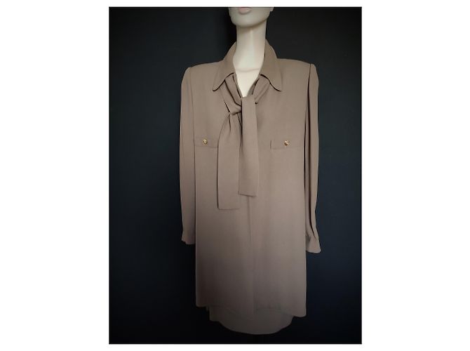 Sonia Rykiel Skirt Suit Light Brown Viscose - view 4
