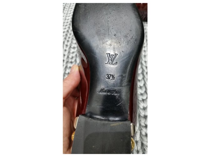 Mocasines Louis Vuitton Ciruela - vista 2