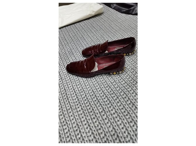 Mocasines Louis Vuitton Ciruela - vista 3
