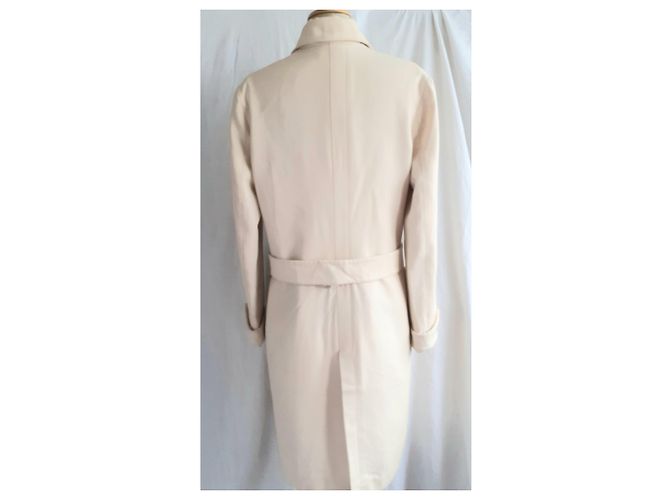 Abrigo de lana Cacharel Crema Talla 38 - vista 2