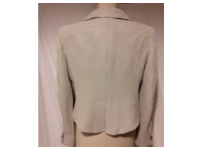 Max Mara Crossover Jacke Beige Viscose - Ansicht 3