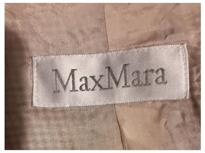 Max Mara Crossover Jacke Beige Viscose - Ansicht 4