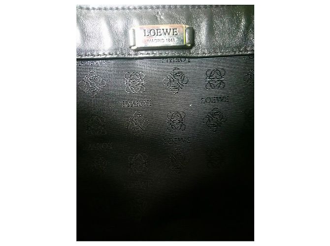 Borsa Loewe nera sintetica Nero - vista 3