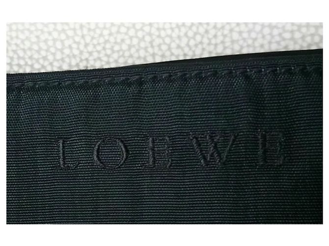 Borsa Loewe nera sintetica Nero - vista 7