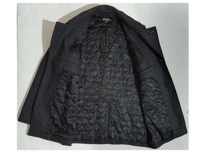 Cappotto in lana grigio Michael Kors Uomo M - vista 6
