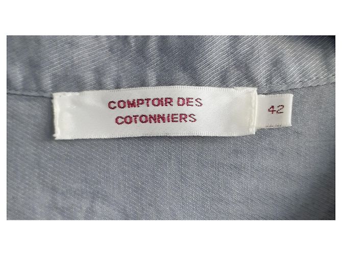 Comptoir Des Cotonniers Lyocell Bluse Grau - Ansicht 3