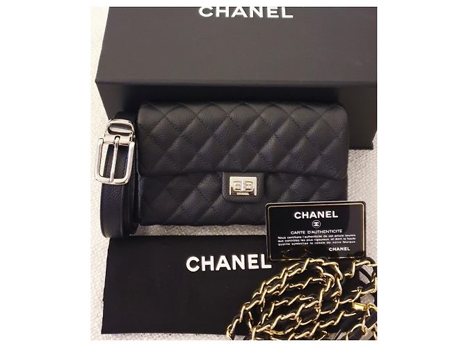 Chanel banana bolsa de ombro / Chanel mini bolsa Preto Prata - vista 10