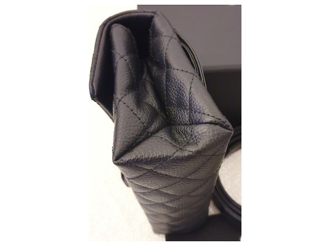Chanel banana bolsa de ombro / Chanel mini bolsa Preto Prata - vista 14