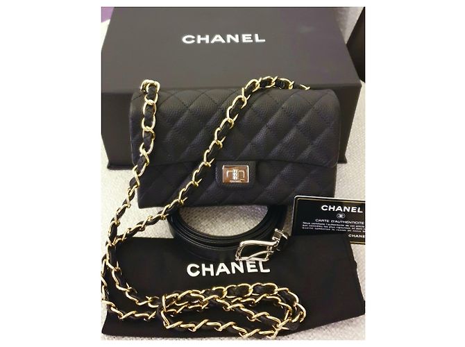 Chanel banana bolsa de ombro / Chanel mini bolsa Preto Prata - vista 16