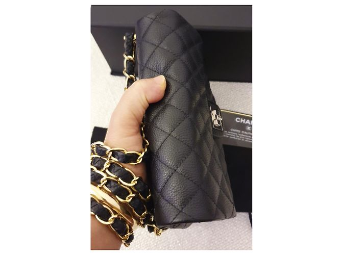 Chanel banana bolsa de ombro / Chanel mini bolsa Preto Prata - vista 18