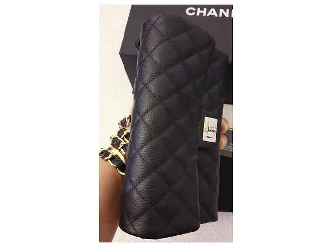 Chanel banana bolsa de ombro / Chanel mini bolsa Preto Prata - vista 19
