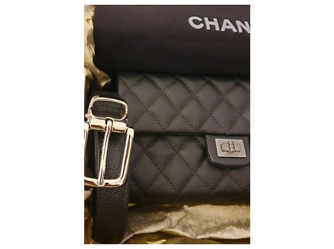 Chanel banana bolsa de ombro / Chanel mini bolsa Preto Prata - vista 7