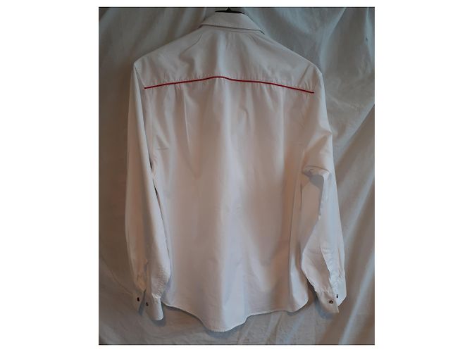 Autre Marque Camisa Alain Figaret Blanca de Algodón Blanco - vista 2