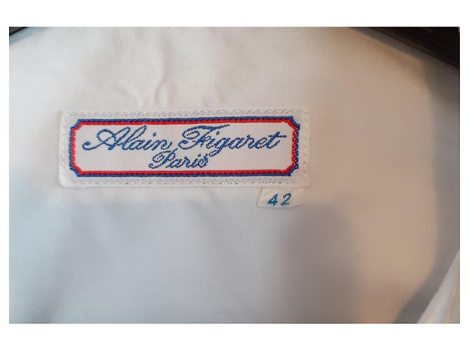 Autre Marque Camisa Alain Figaret Blanca de Algodón Blanco - vista 3