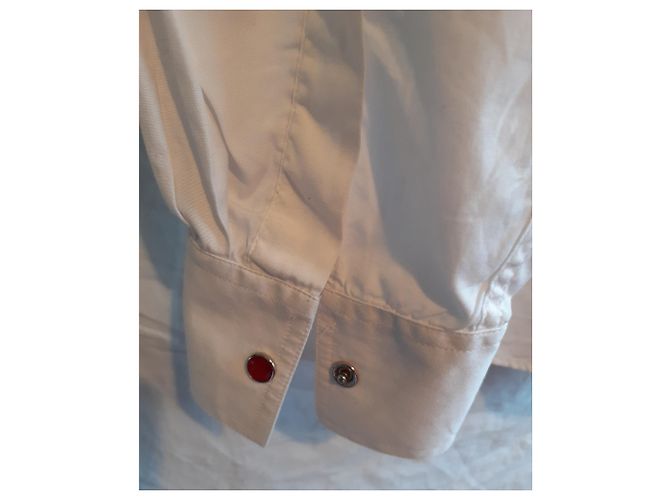 Autre Marque Camisa Alain Figaret Blanca de Algodón Blanco - vista 4