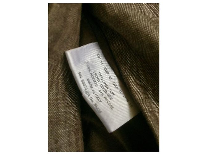 Nicole Fahri Nicole Farhi Blazer de linho Marrom - vista 4
