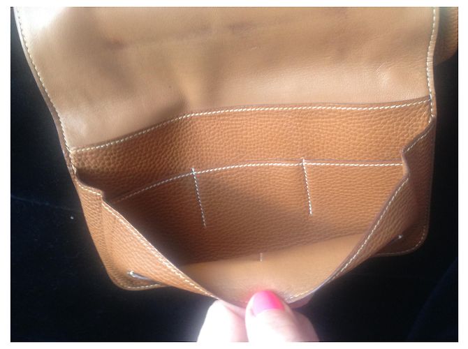 Hermès Vintage Dogon Wallet Hermes Brown - view 10