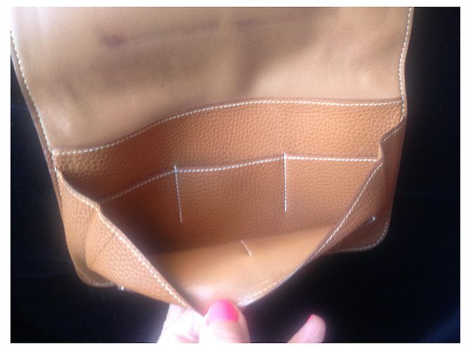 Hermès Vintage Dogon Wallet Hermes Brown - view 11