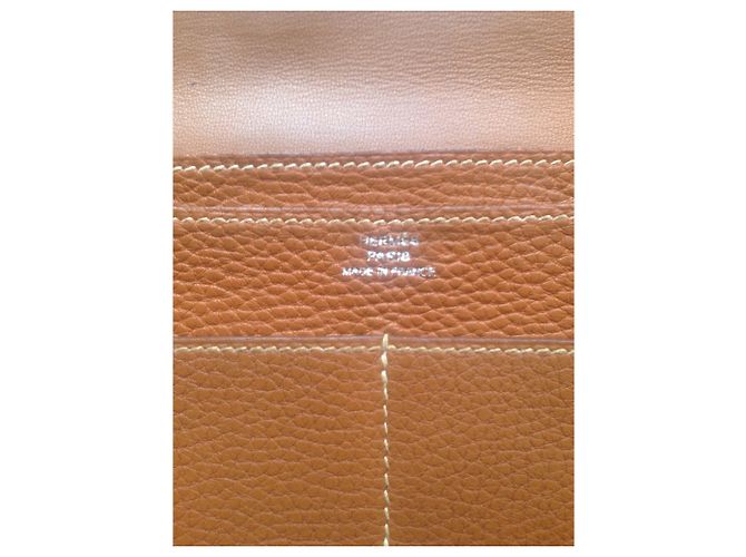 Hermès Vintage Dogon Wallet Hermes Brown - view 4