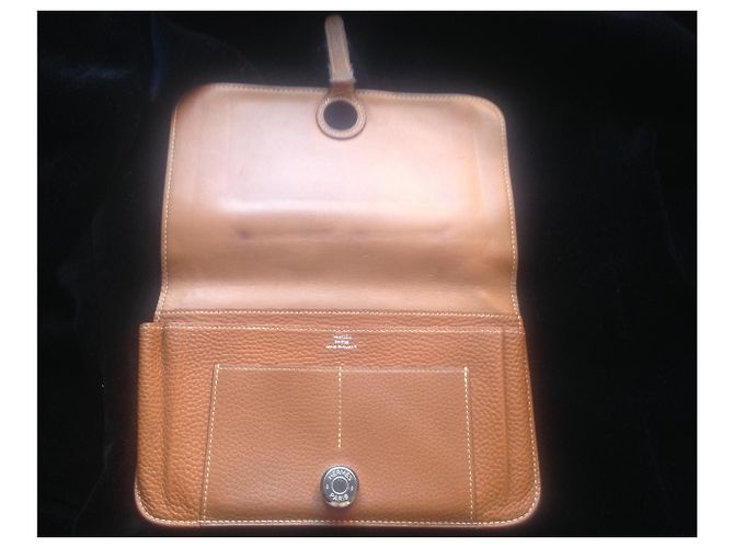 Hermès Vintage Dogon Wallet Hermes Brown - view 7