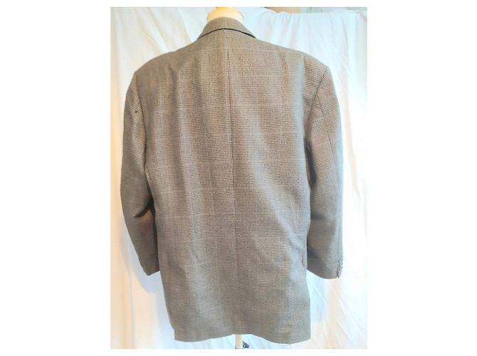 Yves Saint Laurent Wolljacke Olivgrün - Ansicht 2