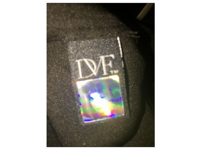 Abito Diane Von Furstenberg Cadman in seta multicolore Nero - vista 9