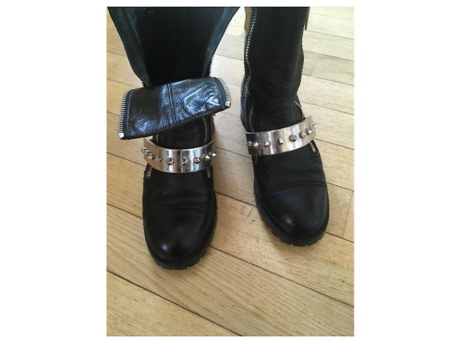 BOTAS MOTARDES Alexander Mcqueen Negro - vista 2