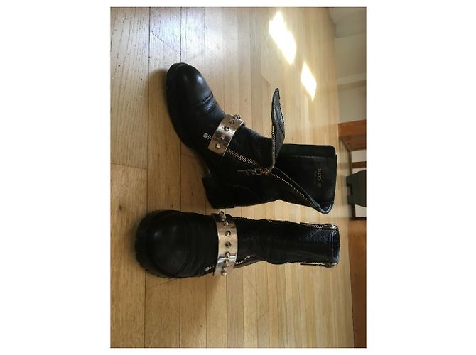 BOTAS MOTARDES Alexander Mcqueen Negro - vista 4