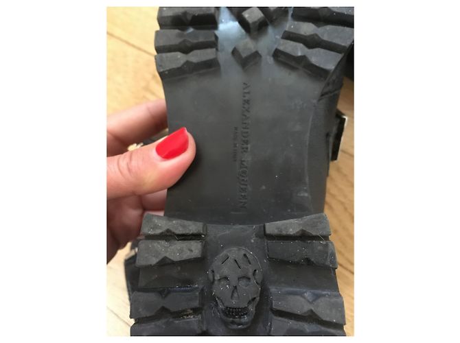BOTAS MOTARDES Alexander Mcqueen Negro - vista 8