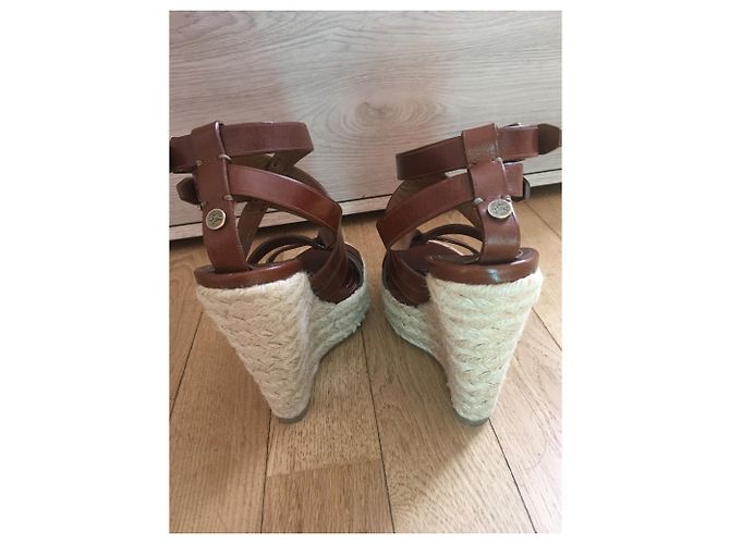 SANDALI SPARTIATI Burberry Marrone Beige Marrone chiaro Marrone scuro - vista 2