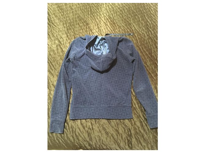 Tommy Hilfiger Sportjacke Blau Baumwolle Marineblau Dunkelblau - Ansicht 2