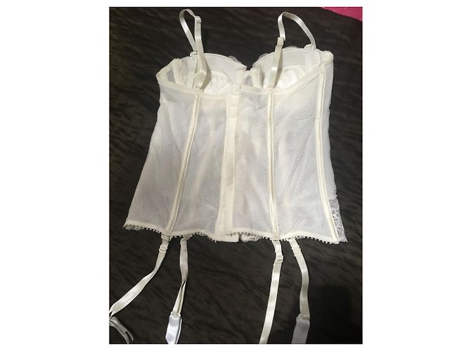 Autre Marque Corsetto con bretelle DARJEELING Bianco sporco - vista 2