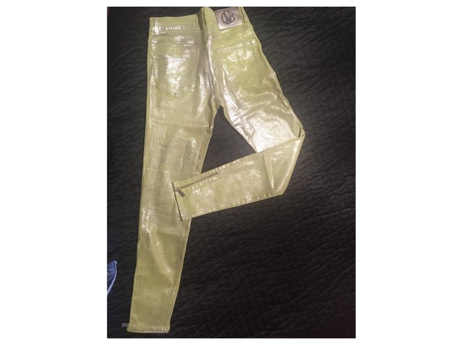 Versace Vaqueros Dorados Amarillo - vista 2